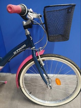 Bicicleta paseo niños 24 Pulgadas Original 500 azul rosa