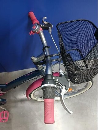 Bicicleta paseo niños 24 Pulgadas Original 500 azul rosa