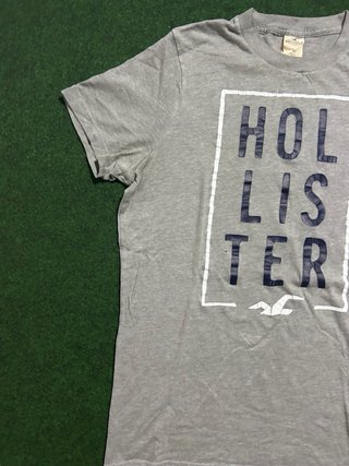 Camiseta Hollister Gris
