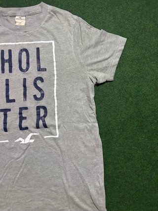Camiseta Hollister Gris