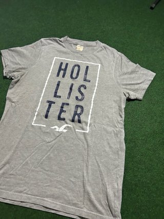 Camiseta Hollister Gris