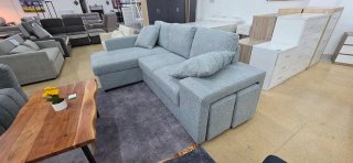 SOFÁ CAMA / CHAISE LONGE CON 2 PUFF