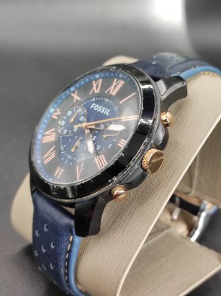 Reloj Fossil Negro y Azul