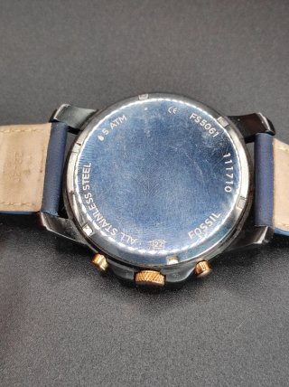 Reloj Fossil Negro y Azul