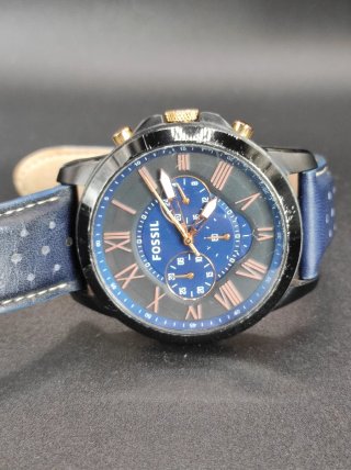 Reloj Fossil Negro y Azul
