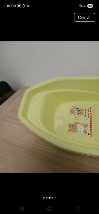 Bañera para bebé sin usar