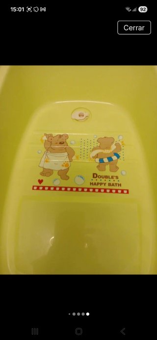 Bañera para bebé sin usar