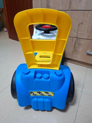 Correpasillos bebé azul y amarillo