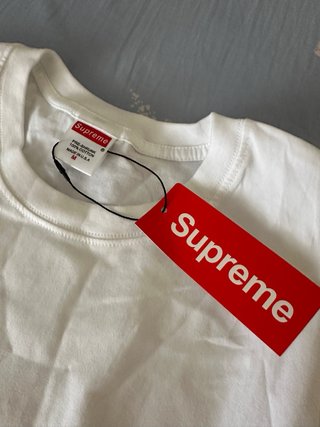 Camiseta Supreme Blanca Liquid Smoke Talla S