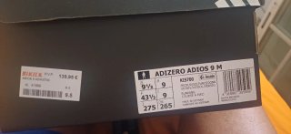 Zapatillas Adidas Adizero Adios 9 Verde/Blanco