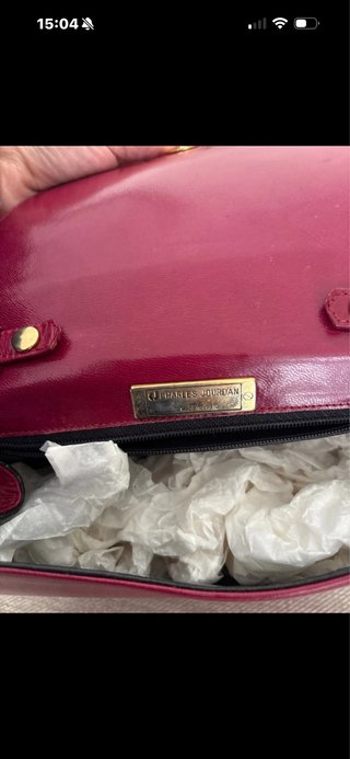 Bolso Charles Jourdan fucsia/rojo precioso