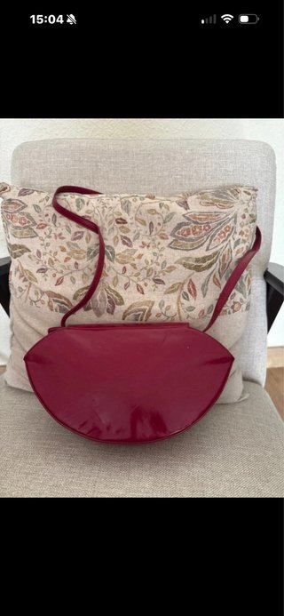 Bolso Charles Jourdan fucsia/rojo precioso