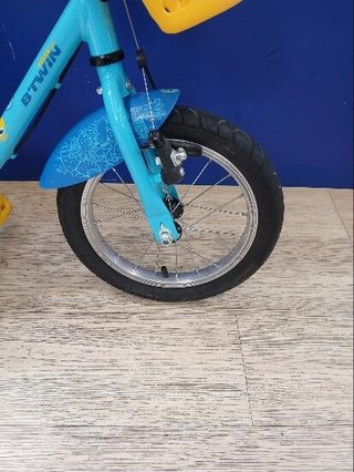 Bicicleta de niños 14 pulgadas Btwin 500 Ocean azul 3-4,5