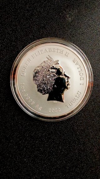 1 oz Plata Athena 2022 – Gods of Olympus Tuvalu