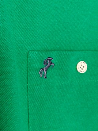 Polo Verde J.S. Ayllón M Estilo Retro Vintage