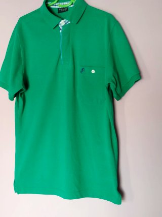 Polo Verde J.S. Ayllón M Estilo Retro Vintage