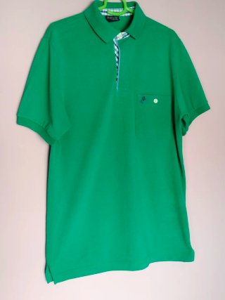 Polo Verde J.S. Ayllón M Estilo Retro Vintage