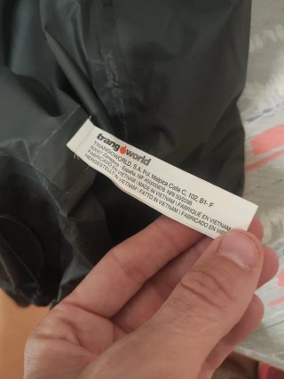 Chaqueta Trangoworld Naranja y Negra