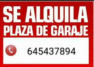 Alquiler plaza garaje de moto Alfonso VI