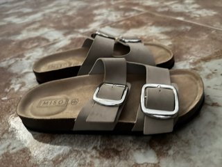 Sandalias Miso Verano Beige Plataforma