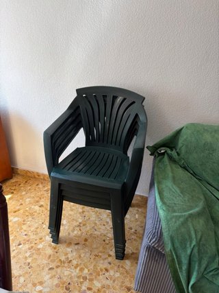 4 Sillas de Terraza Apilables