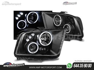 FAROS DELANTEROS OJOS DE ANGEL PARA FORD MUSTANG