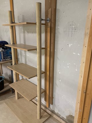 Estantería Escalera Madera y Metal