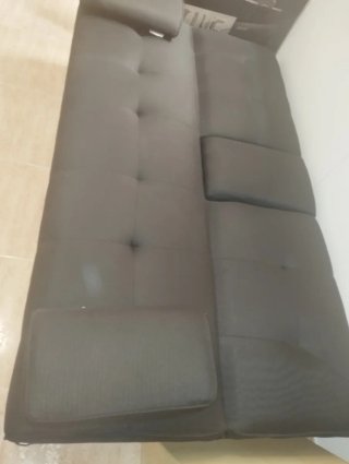 Sofá negro clic clac