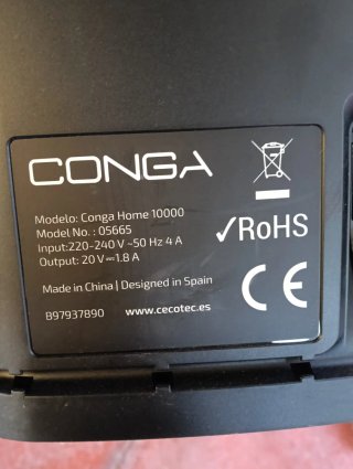 Base Carga y Autovaciado Cecotec Conga Home 10000