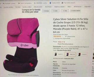 Silla coche Cybex Silver Solution X