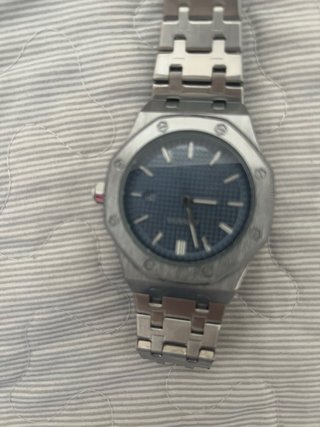 Reloj Aimana Azul y Plateado