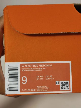 T40,5 Nike Free Metcon 6  Rosa