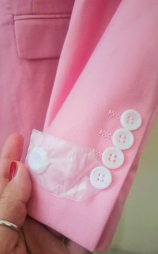 Giacca elegante rosa uomo tg. M nuova
