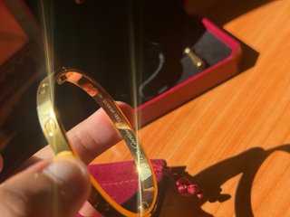 Pulsera Cartier LOVE Talla 17 Dorada