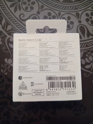 Xiaomi Redmi Watch 5 Lite Negro/Azul