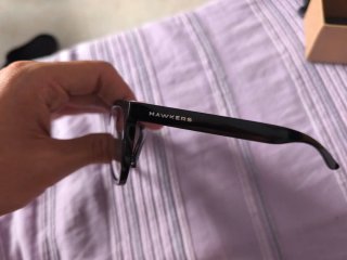 Gafas Hawkers One Raw Black Antiluz Azul