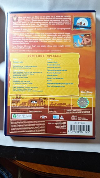 Il Re Leone DVD Disney Edizione Speciale