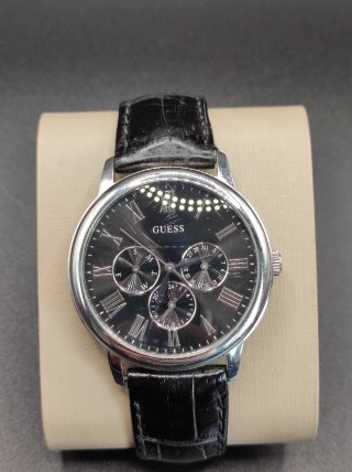 Reloj Guess Negro y Plateado