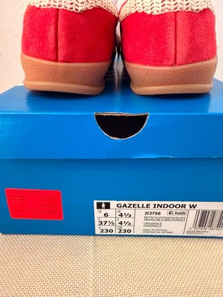 Adidas Gazelle Indoor Rojas