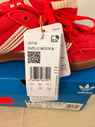 Adidas Gazelle Indoor Rojas