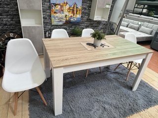 Mesa Comedor Madera 138cm + 4 Sillas