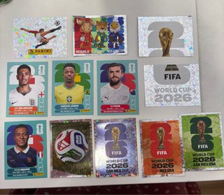 Cartas Panini Mundial 2026 6€  UNIDAD
