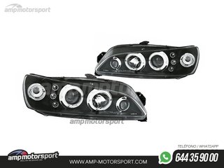 FAROS DELANTEROS OJOS DE ANGEL PARA PEUGEOT 306