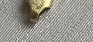 Cadena de oro 18k con piedras rosas