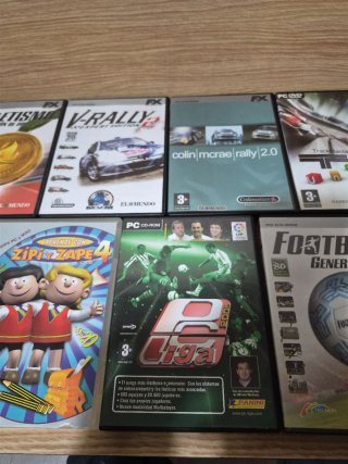 Lote 7 Juegos PC: Atletismo, V-Rally, TrackMania