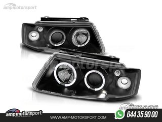 FAROS DELANTEROS OJOS DE ANGEL PARA VOLKSWAGEN PASSAT 3B