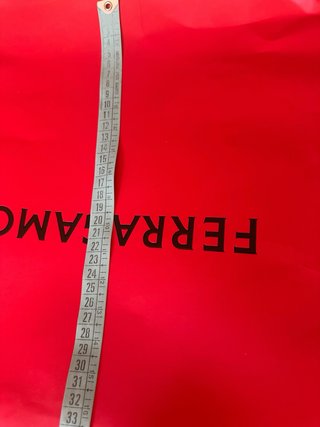 Busta originale Ferragamo rossa
