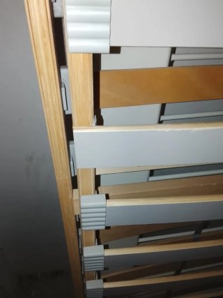 Estructura Cama Ikea SKORVA Plata medidas 135x 200