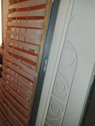 Estructura Cama Ikea SKORVA Plata medidas 135x 200