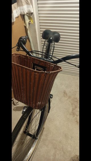 Bicicleta de paseo morada